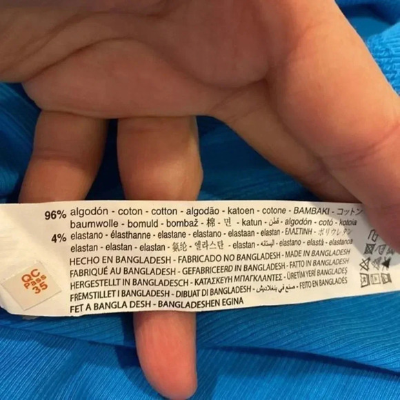 Zara STRAPPY RIB DRESS - Picture 7 of 10